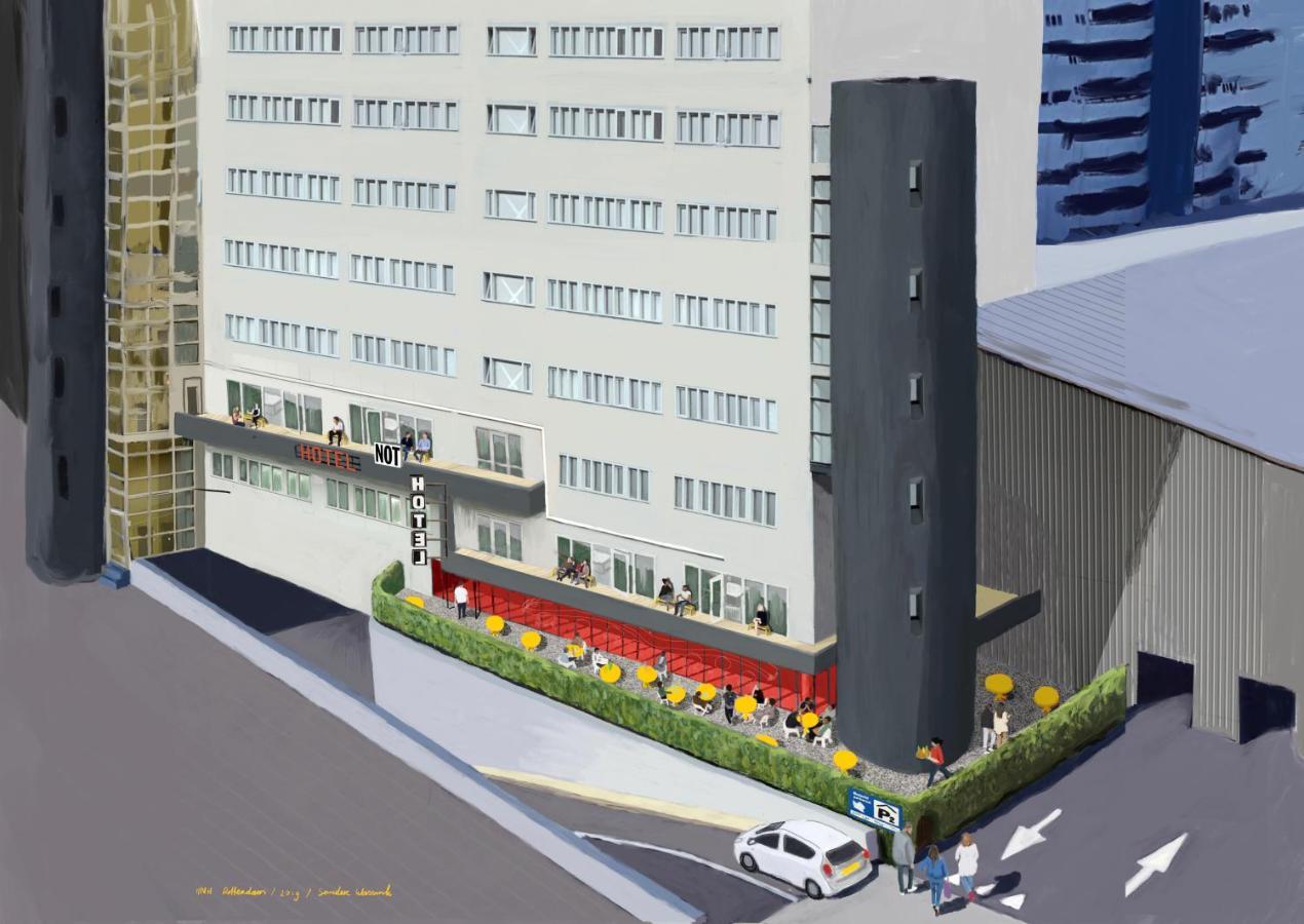 Hotel Not Hotel Rotterdam Eksteriør billede
